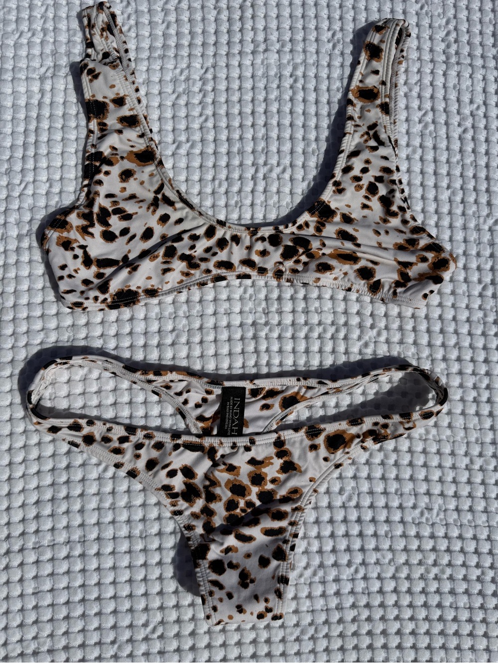 Indah Monica bikini set in cowgirl
